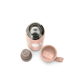 Online 400 ml rustfri stål drikkeflaske PINK Madkasser & Drikkedunke