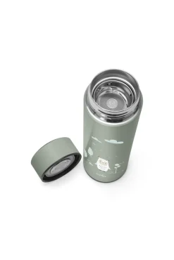 Hot 500 ml rustfristål Termobeholder LED temperatur-display sage green Madkasser & Drikkedunke