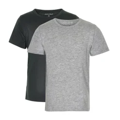 New 2 Pak Basic T-Shirts - 193 Anthracite Black Multipack|T-Shirts & Toppe