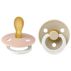 New 2 pk. Colour Latex night Size 1 Anatomical Blush/Vanilla Sutter