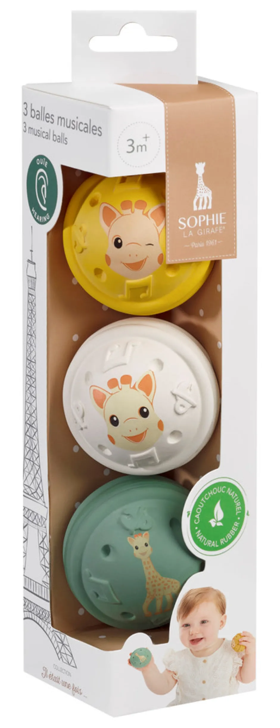 Clearance 3 sansebolde med lyd Sansebolde