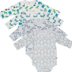 Best 4 Stk L/Æ Bodystockings - Lyseblå 700 Multipack|Bodystocking Langærmet