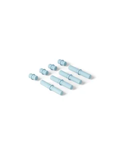 Outlet 8 x Connector pegs Sky Blue Store Byggesæt|Tumlemøbler