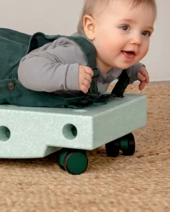 New 4 x Swirly wheels Forest Green Store Byggesæt|Tumlemøbler