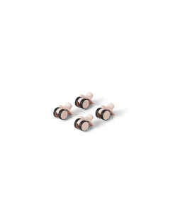 Discount 4 x Swirly wheels Soft Rose Store Byggesæt|Tumlemøbler