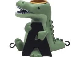 New A bogstav med aligator til navnetog Børn Fødselsdagstoge