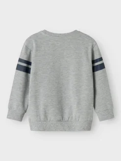 Hot Adam Spider Sweatshirt - Grey Melange Cardigans, Veste & Trøjer