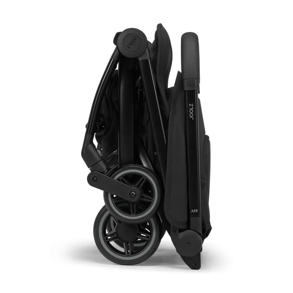 Aer+ - Space black Klapvogne Med Flade Sæder|Rejseklapvogne