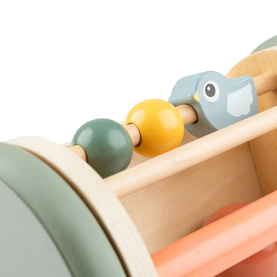 Outlet Aktivitets- & rullespejl Birdee Farvemix Trælegetøj