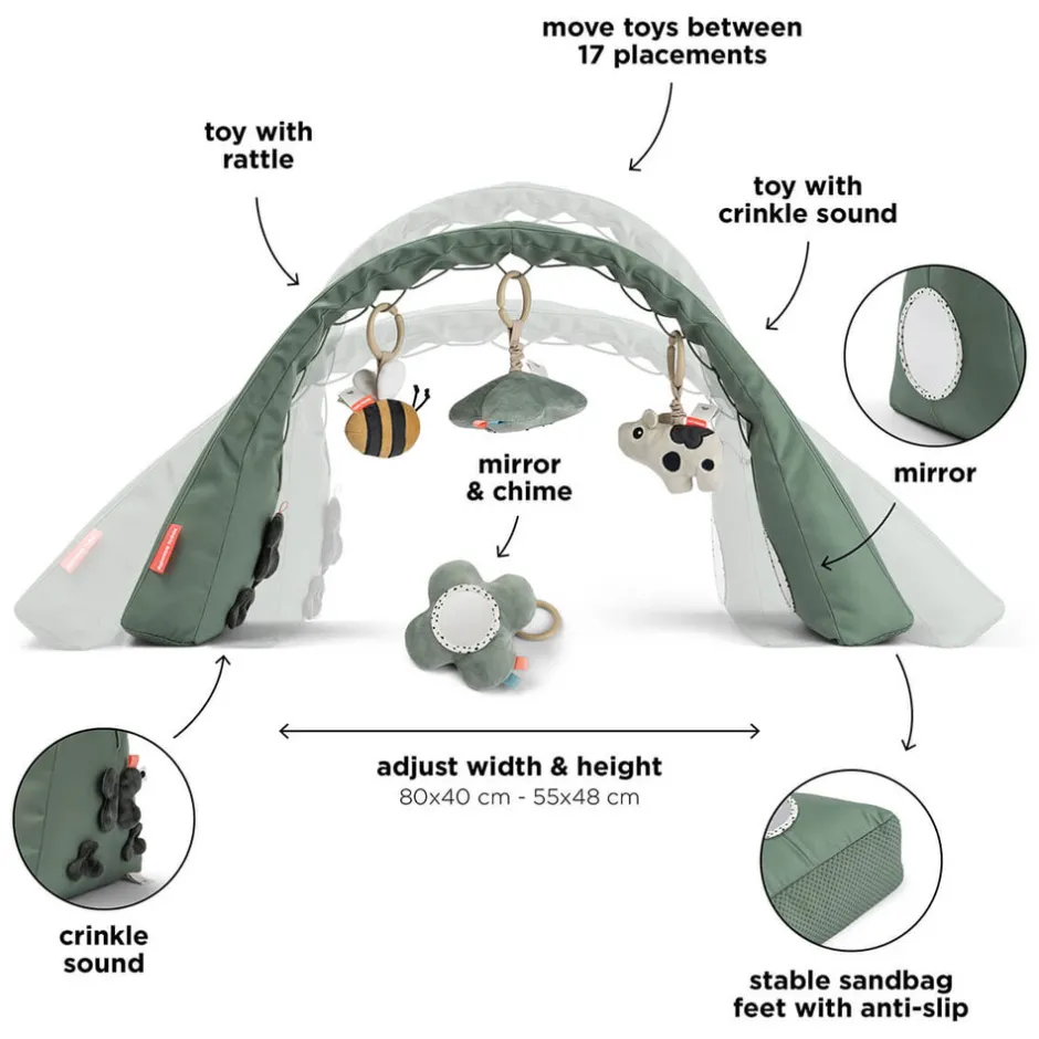 Hot Aktivitetsbue Tiny farm Grøn Aktivitetstæpper