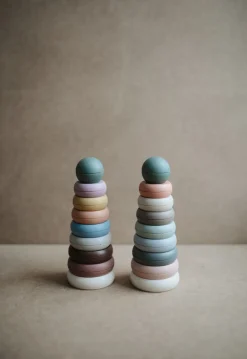 Hot Aktivitetslegetøj Ringtårn - Rustic Stabelklodser