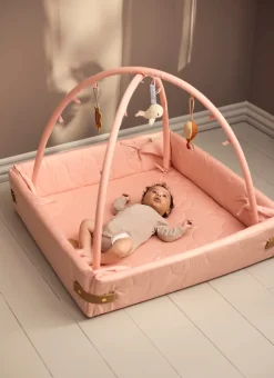 Best Aktivitetsnest - Soft quilt - Misty Rose Aktivitetstæpper