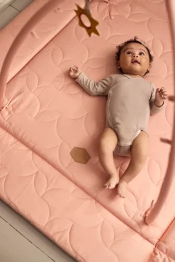 Best Aktivitetsnest - Soft quilt - Misty Rose Aktivitetstæpper