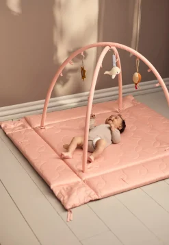 Best Aktivitetsnest - Soft quilt - Misty Rose Aktivitetstæpper