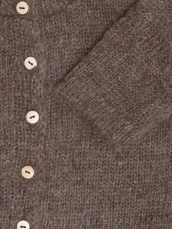Discount Alpaca Uld Suri Cardigan - PINE CONE Uldoverdele