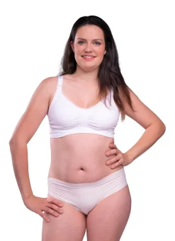 Best Amme BH Med Gelé Bøjle og Indlæg - Hvid Amme Bh'Er