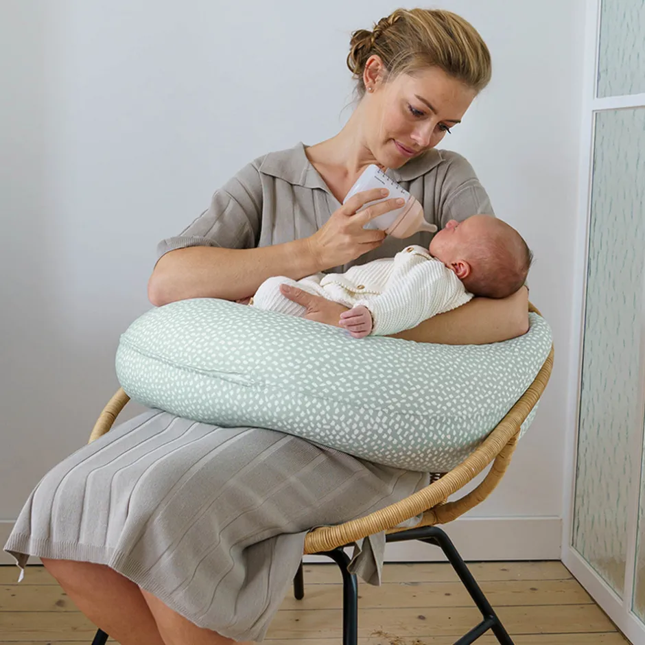 Amme- og graviditetspude - kaki Børn Ammepuder|Graviditetspuder