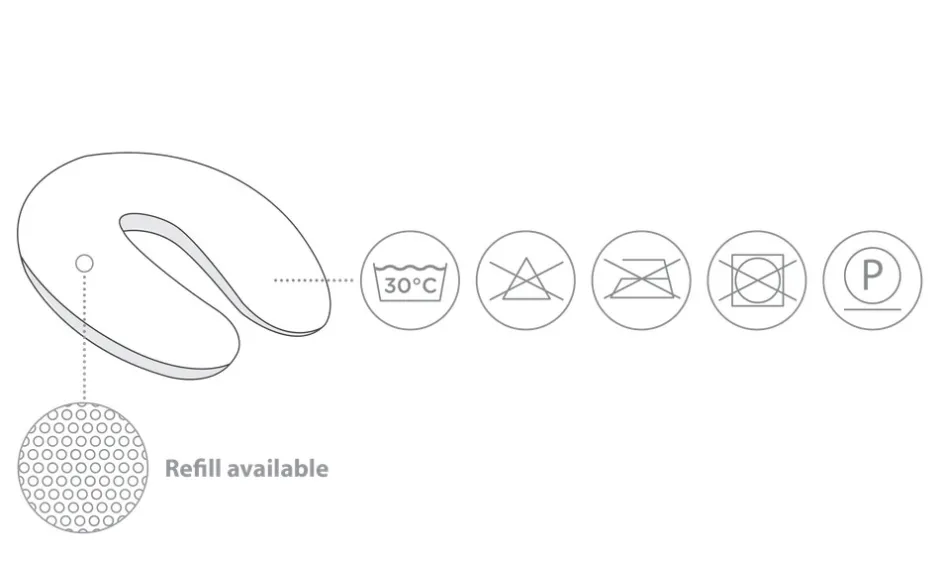 Amme- og graviditetspude - kaki Børn Ammepuder|Graviditetspuder