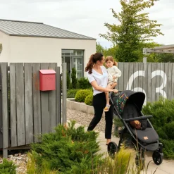 New Annet Plus klapvogn - black carbon Klapvogne Med Flade Sæder