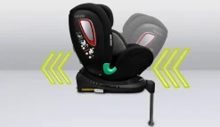 Antoon Plus autostol - black onyx Autostole Med Integreret Baser|Autostole 40-125 Cm (0-6 År)