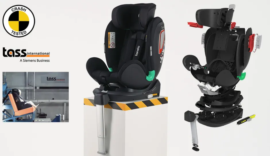 Antoon Plus autostol - black onyx Autostole Med Integreret Baser|Autostole 40-125 Cm (0-6 År)