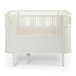 Outlet Baby & Jr. seng - classic white med madras Børn Pakkeløsninger|Tremmesenge