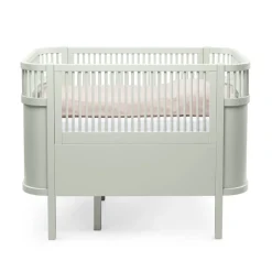 Baby & Jr. seng - mist green - FSC® Børn Tremmesenge