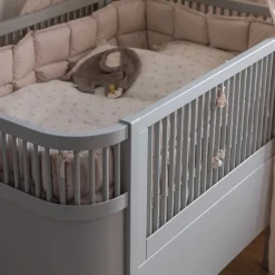 Best Baby & Jr. seng - stone grey - FSC® Børn Tremmesenge