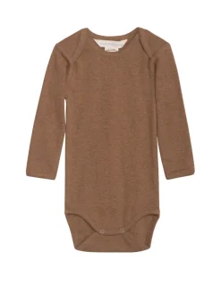 Hot Baby Body - Almond Bodystocking Langærmet