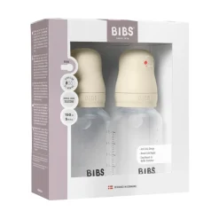 Best Baby Bottle Silicone 2 pack 150 ml Ivory Sutteflasker