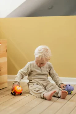 Outlet Baby legetøjsbil - løve med konfetti Legetøjsbiler