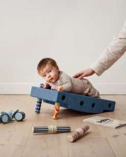 Online Baby Motoriksæt - Deep Blue / Sky Blue Store Byggesæt|Tumlemøbler