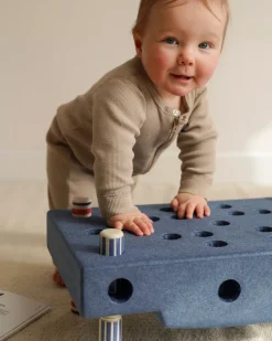 Online Baby Motoriksæt - Deep Blue / Sky Blue Store Byggesæt|Tumlemøbler