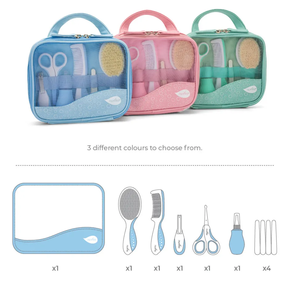 Hot Baby pleje sæt - blå Plejeartikler Til Baby