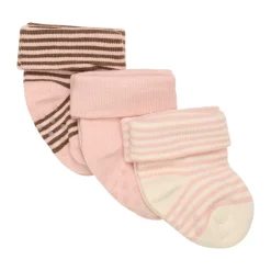 Hot Baby rib strømper - Mahogany Rose Skridsikre Strømper|Multipack