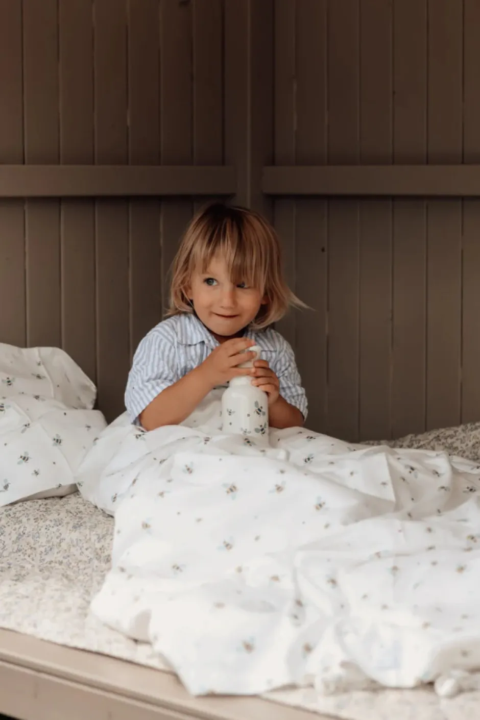 Best Baby sengetøj - Honey Bee Happy Børn Sengetøj