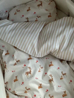 Sale Baby sengetøj, Bambi Beige 70x100 cm Børn Sengetøj