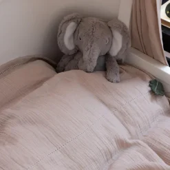 Discount Baby sengetøj musselin - seabreeze beige Børn Sengetøj