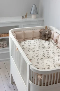 Best Baby sengetøj, powder blossom, beige 100x70 Børn Sengetøj