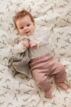 Best Baby sengetøj, powder blossom, beige 100x70 Børn Sengetøj