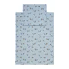 Discount Baby Sengetøj 70x100, Dino Blue Fog Børn Sengetøj
