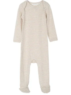 Hot Baby Stribet Dragt - OATSTRIPE Heldragter M. Fod