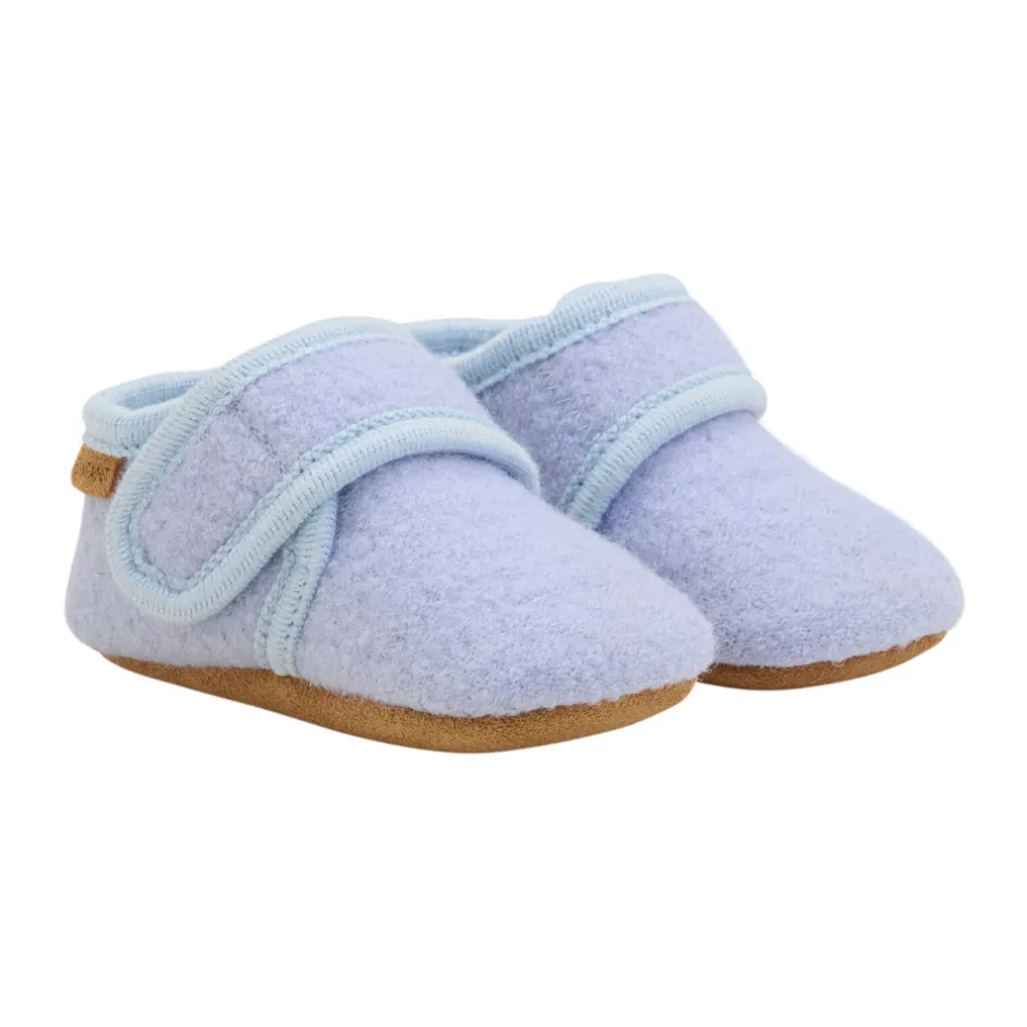 Online Baby wool slippers - Forever Blue Uld Hjemmesko