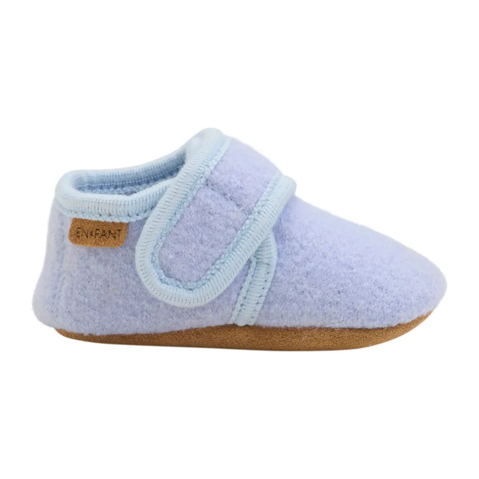 Online Baby wool slippers - Forever Blue Uld Hjemmesko