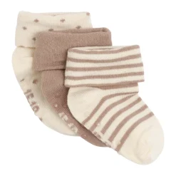 Outlet Babysok m. ABS 3-pak - 2807 Strømper