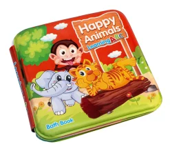 Outlet Badebog med pivelyd, bogstaver og dyr Badelegetøj