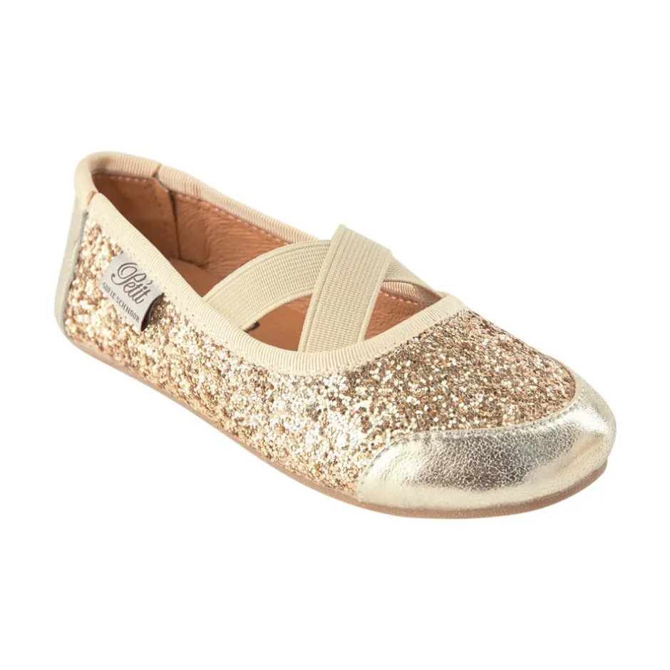 Best Ballerina - Champagne Sandaler Med Blink|Hjemmesko