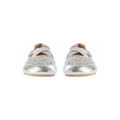 Best Ballerina - Silver Sandaler Med Blink|Hjemmesko
