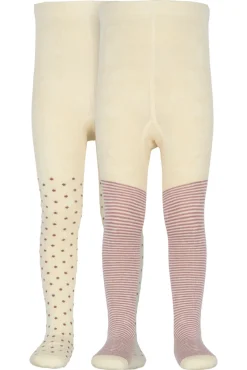 Online Bamboo Strømpebukser 2 pak - Pale Pink Strømpebukser