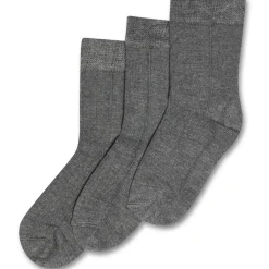 Online Bamboo strømper 3 pak - Gray mel Strømper|Multipack